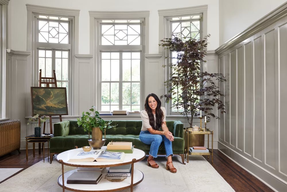 The inspiration for the Drawing Room paint color in the Magnolia Home by Joanna Gaines Castle Collection stems from the inherent elegance and timeless style of the room itself. Crafted to reflect the sophistication and enduring allure of the space, this color choice embodies the design ethos of Magnolia Home, curated by Joanna Gaines. Photo courtesy of: kilz.com.