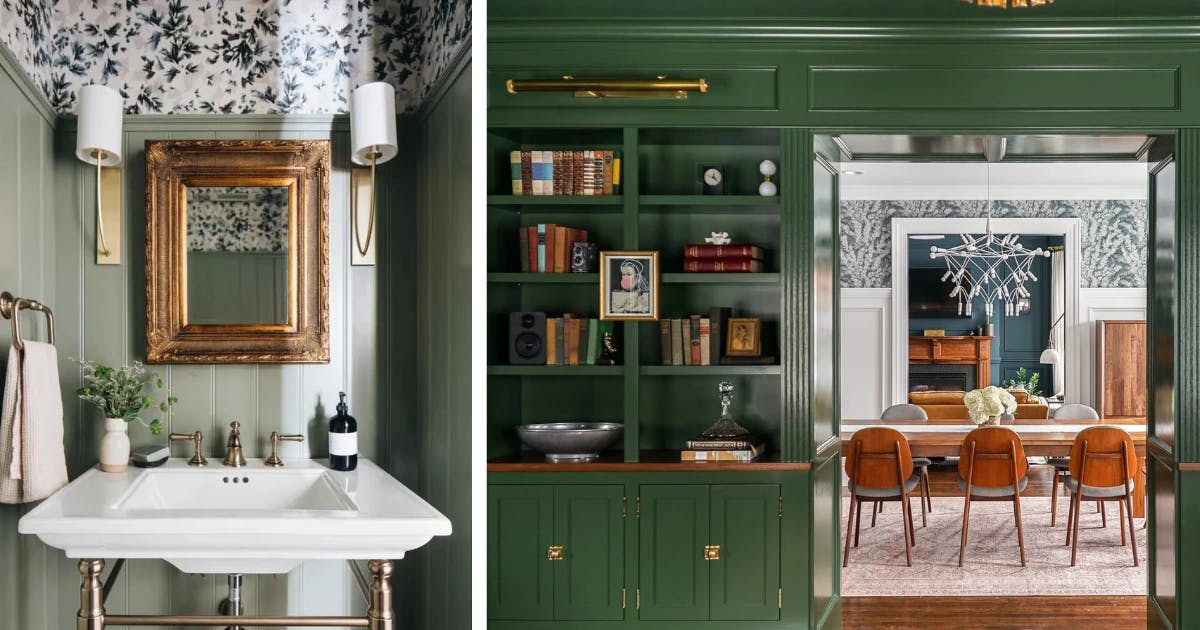 Our Favorite Green Paint Colors for Interiors
