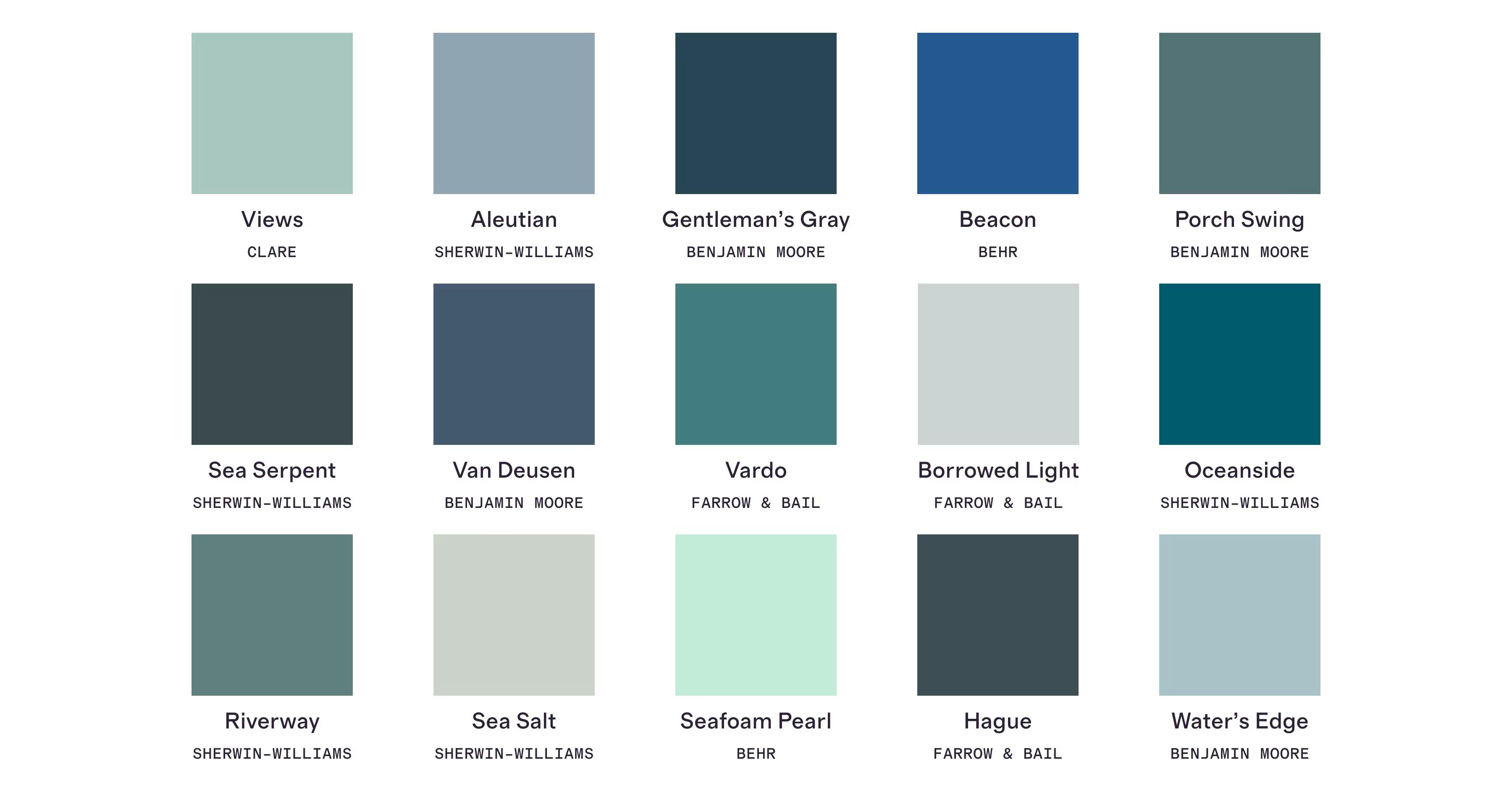 63 Tried-and-True Blue Paint Colors That Designers Rely On