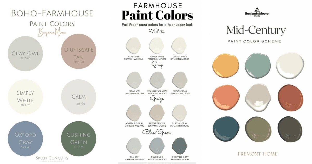 Pinterest Paint Color Suggestions