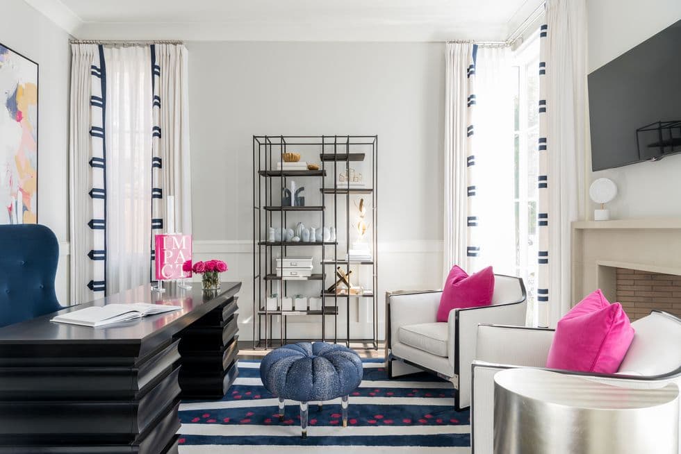 Repose Gray SW 7015, featured in Elle Decor, photo by Traci Connell