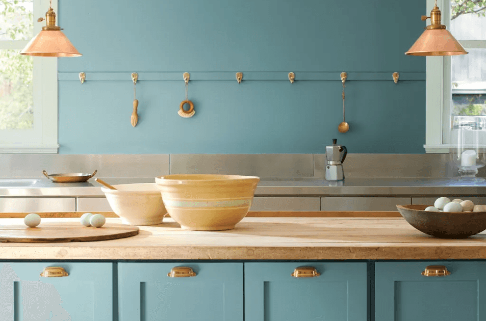 Argean Teal by Behr: A bright, lively teal.