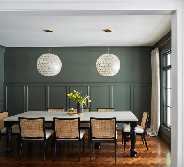 Pewter Green SW 6208 by Sherwin Williams, Great Rooms Designers & Builders and Debaker Design Group, photo featured on Houzz.
