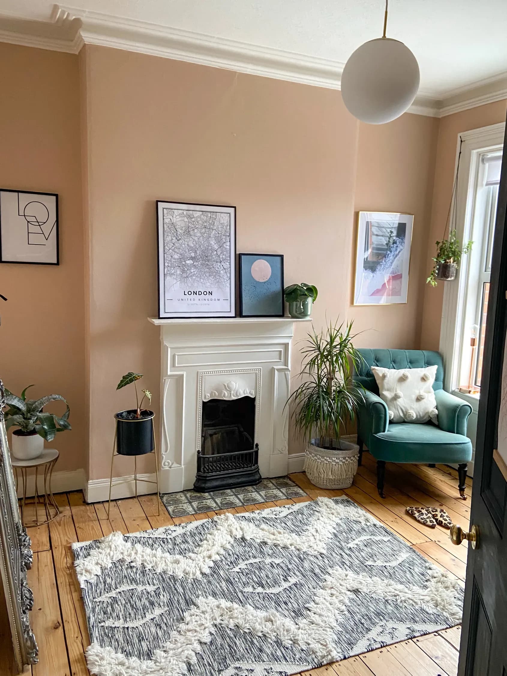 Setting Plaster by Farrow & Ball, featured in Apartment Therapy, photo by Laura Magee