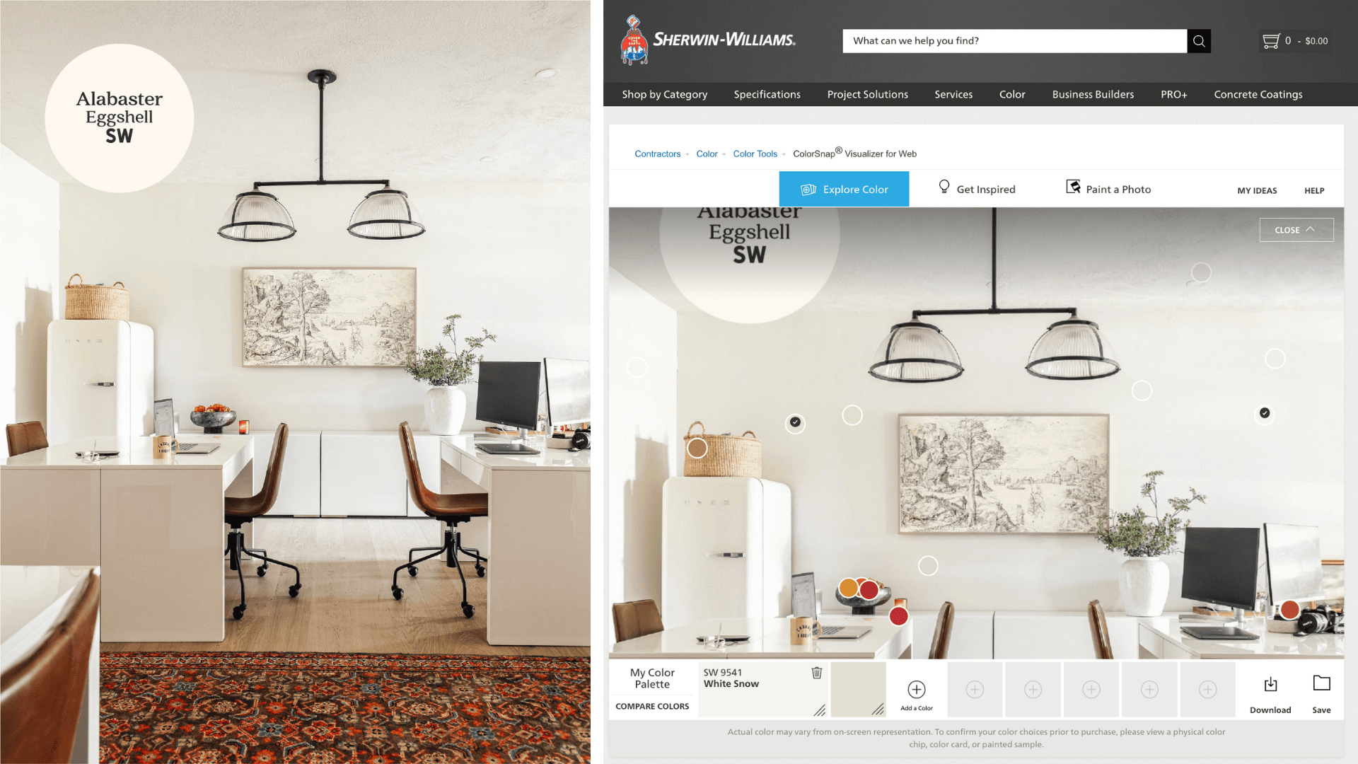 Identify Paint Colors with Sherwin-Williams