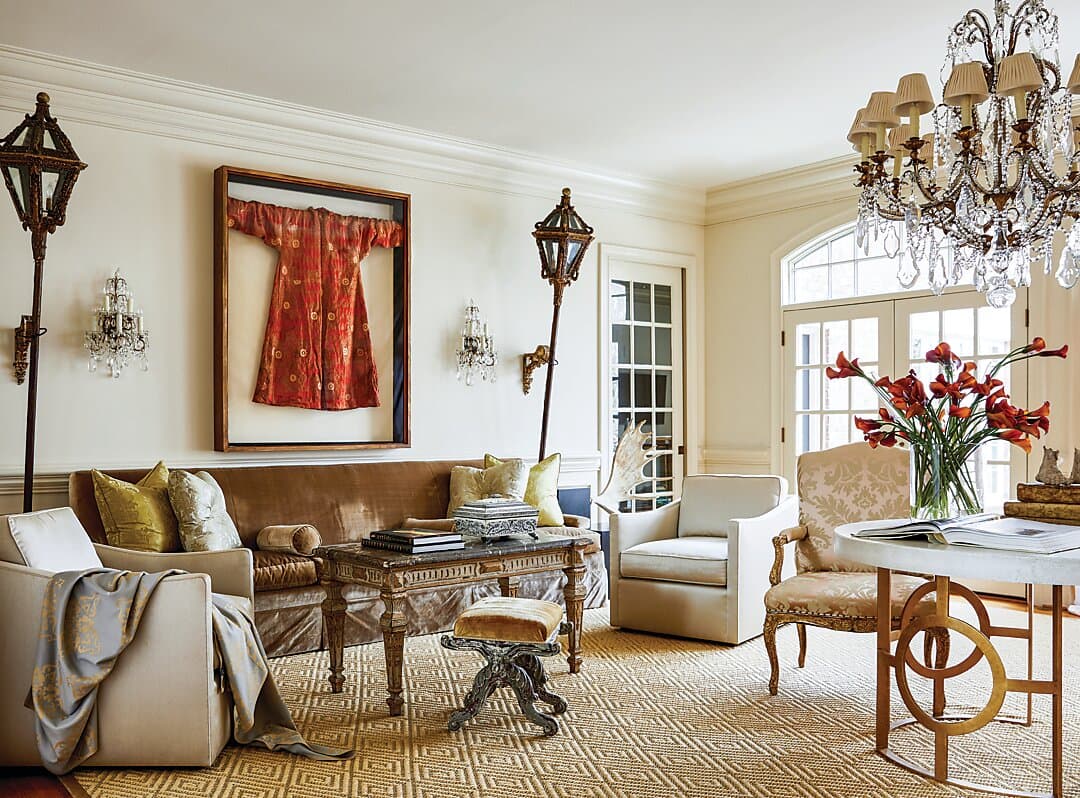 Kathy Smith Designs Chic Interior in Charlotte, North Carolina. Photo courtesy of Southern Home Magazine.
