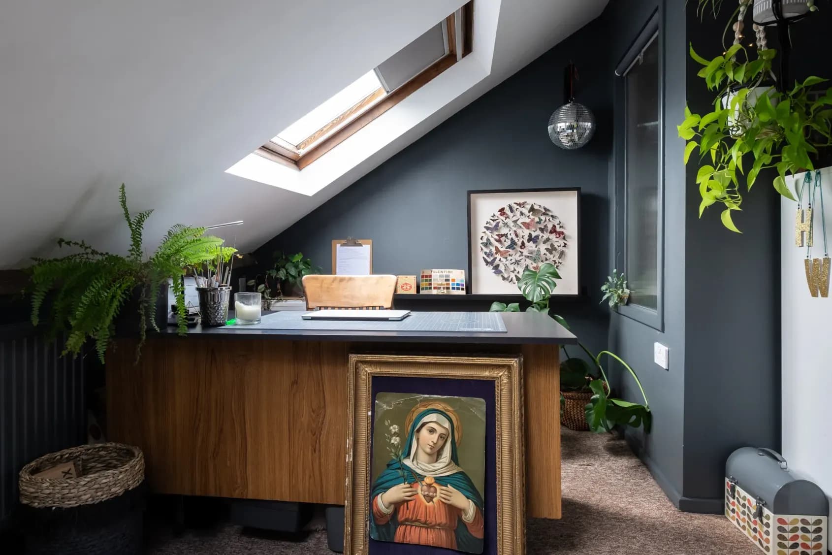 Coal tipple by Valspar, featured in Apartment Therapy, photo by Viv Yapp