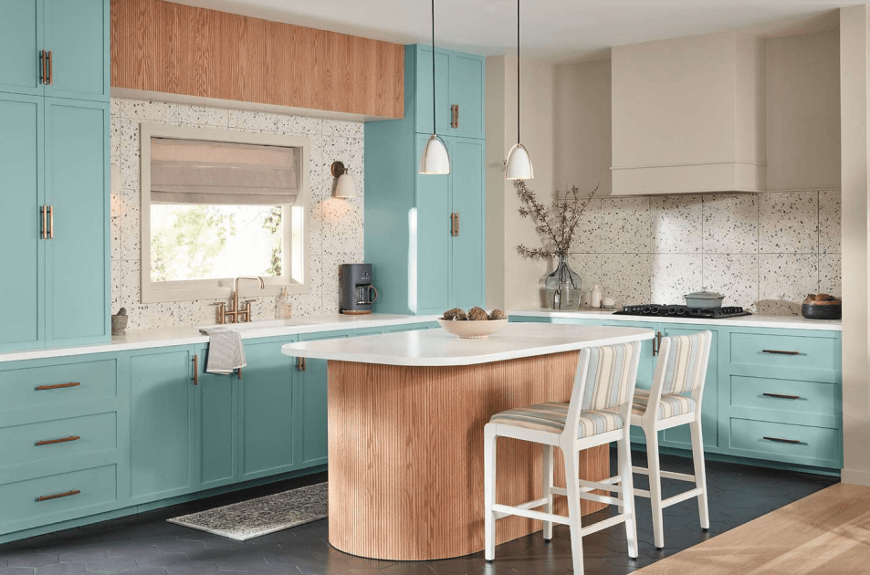 Renew Blue by Valspar: A rich, jewel-toned teal.