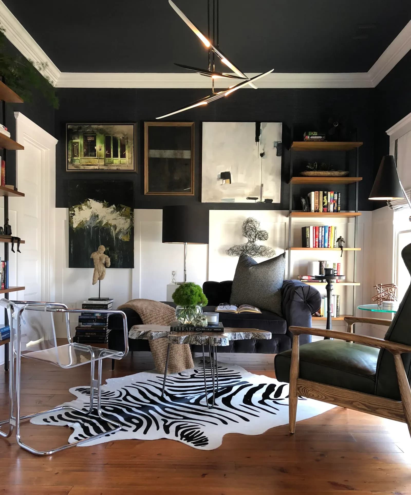 CyberSpace by Sherwin-William, featured in Architectural Digest, photo Andre Jordan Hilton