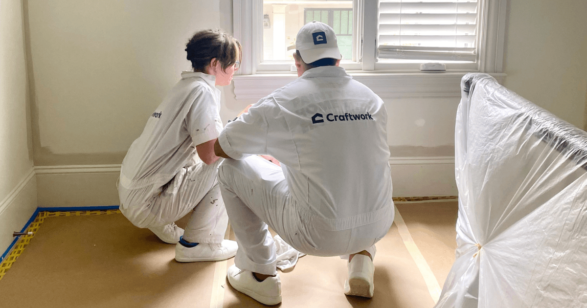 Craftwork provides residential paint services in Charlotte, North Carolina.