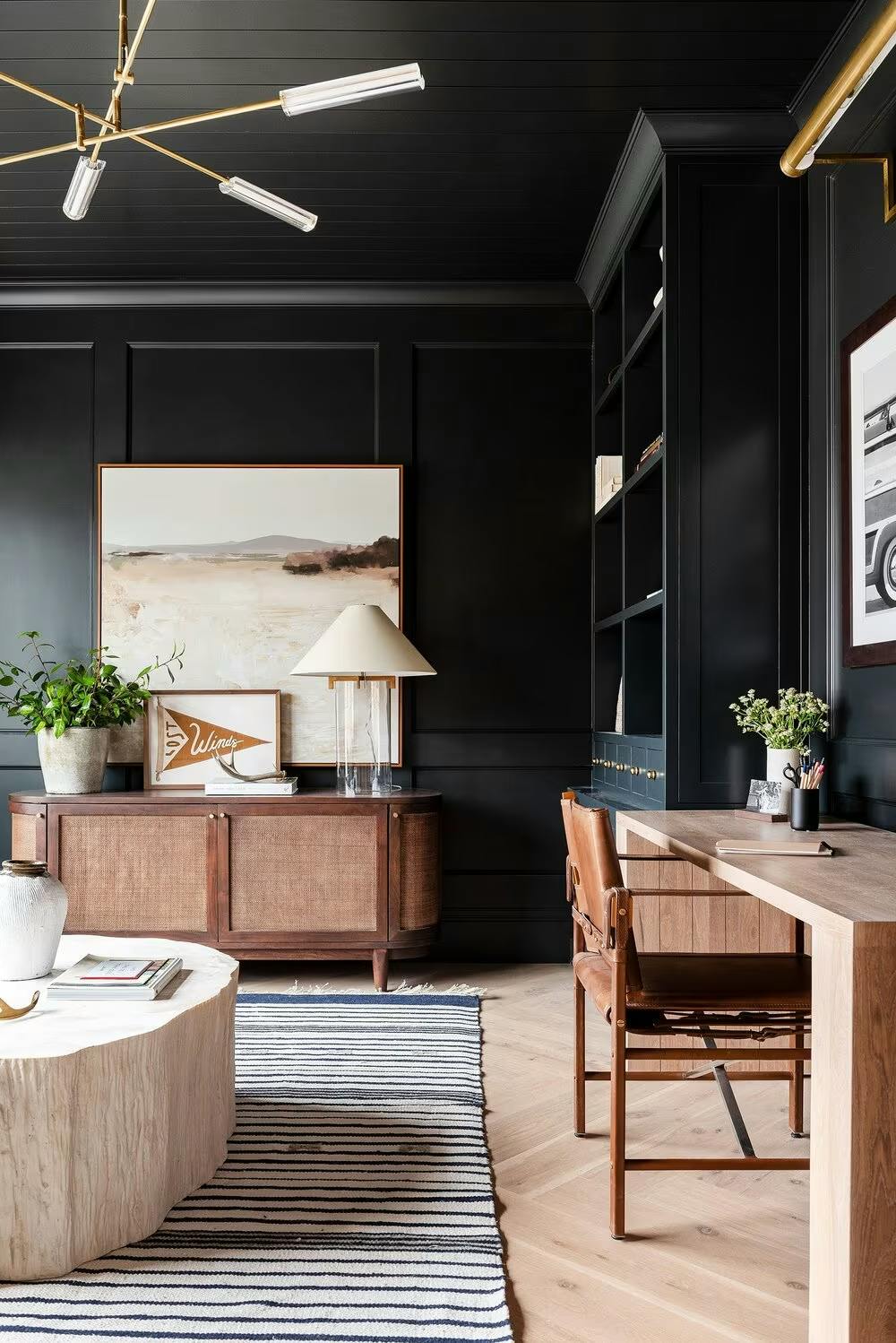Green Black by Sherwin-Williams, featured in and photo by Studio Mcgee