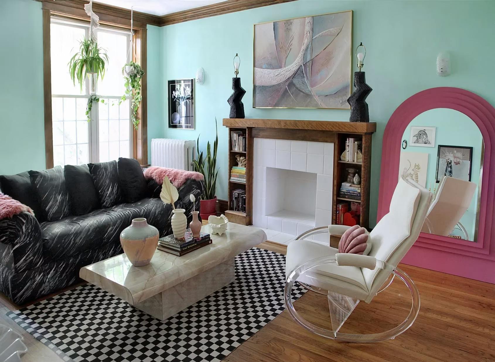 Seafoam Pearl by Behr, featured by Apartment Therapy, photo by Barbie Roadkill