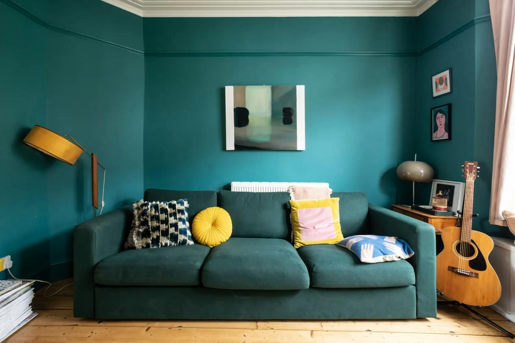 Vardo by Farrow & Ball, featured in Apartment Therapy, photo by Viv Yapp
